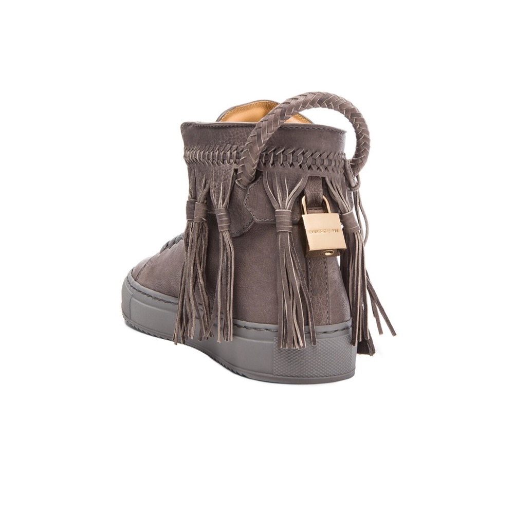 Buscemi 125mm Leather Fringe Sneakers - Picture 3 of 16